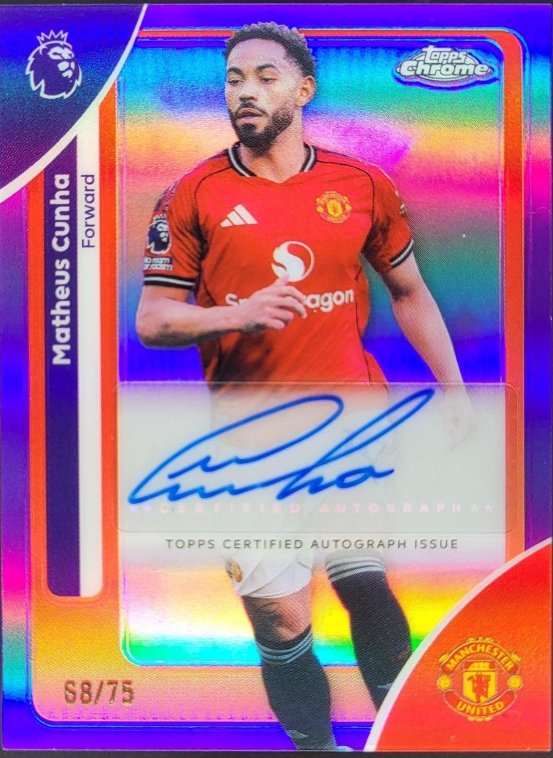 Matheus Cunha [Purple Refractor] #CA-MC