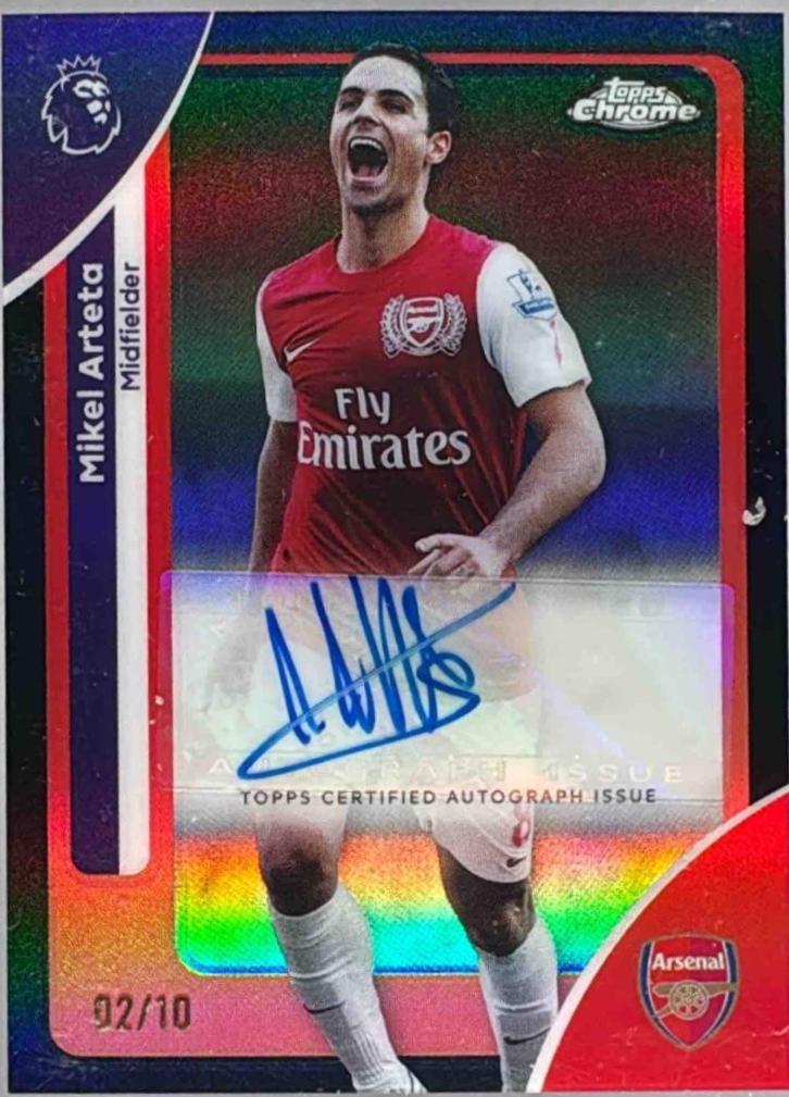 Mikel Arteta [Black Refractor] #CA-MA
