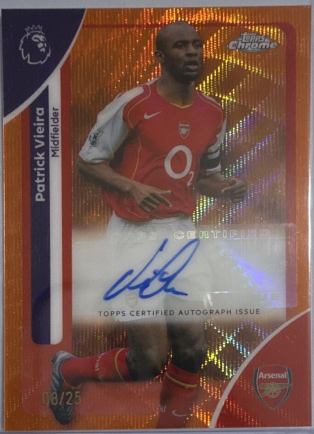 Patrick Vieira [Orange Refractor] #CA-PV