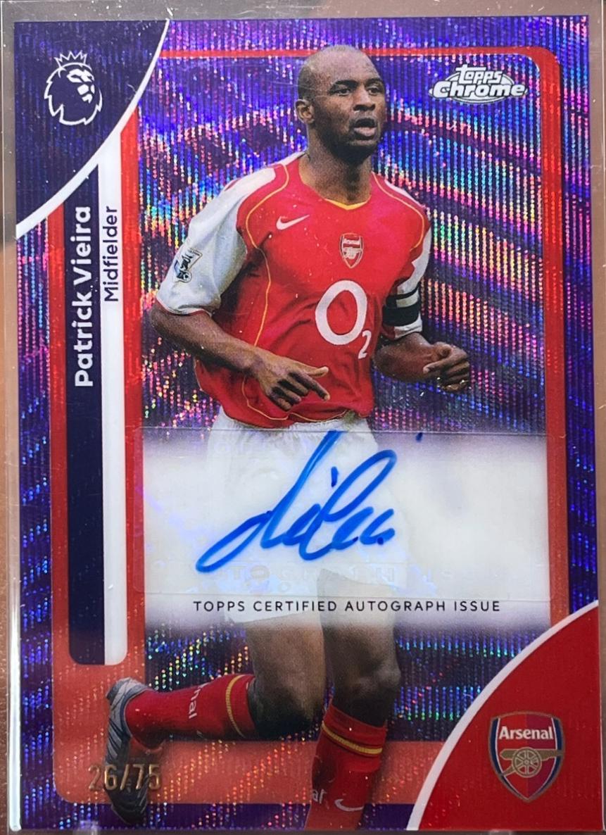 Patrick Vieira [Purple Wave Refractor] #CA-PV