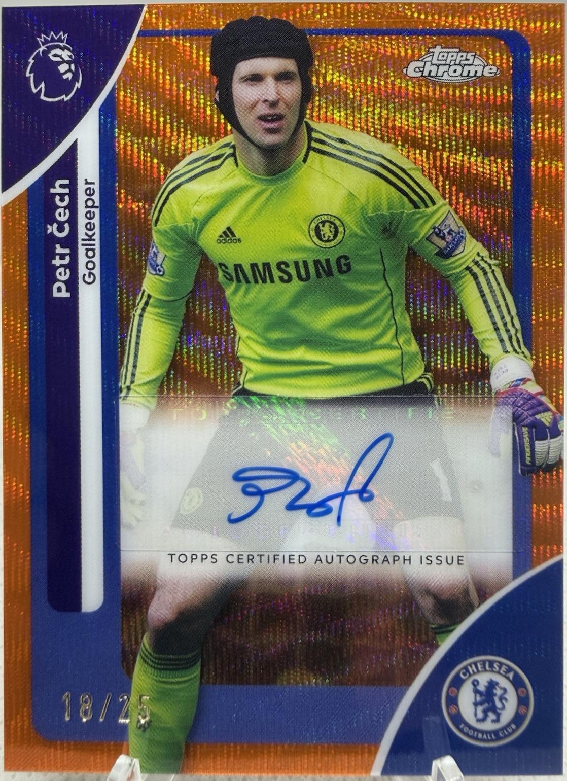 Petr Cech [Orange Wave Refractor] #CA-GK