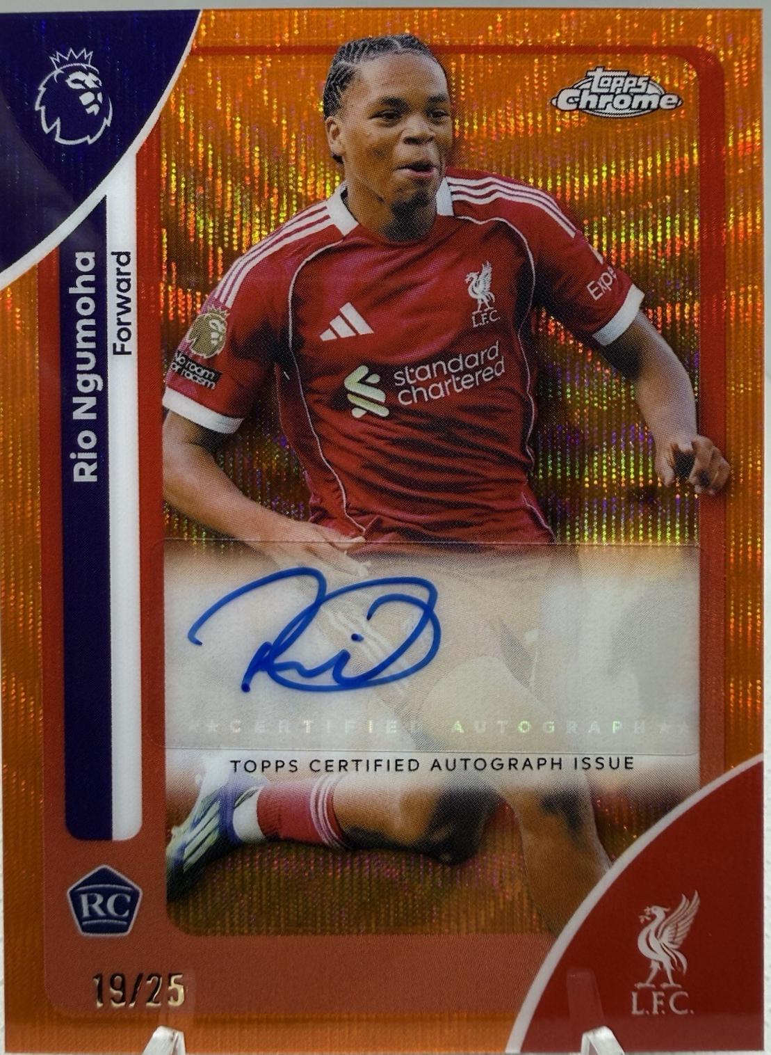 Rio Ngumoha [Orange Wave Refractor] #CA-RN