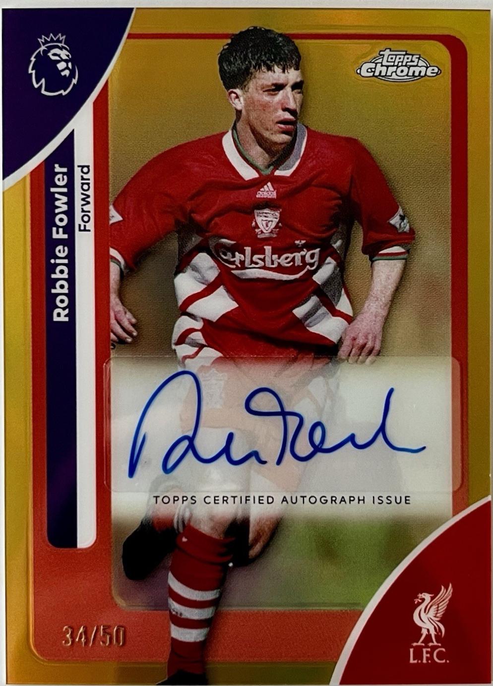 Robbie Fowler [Gold Refractor] #CA-FR