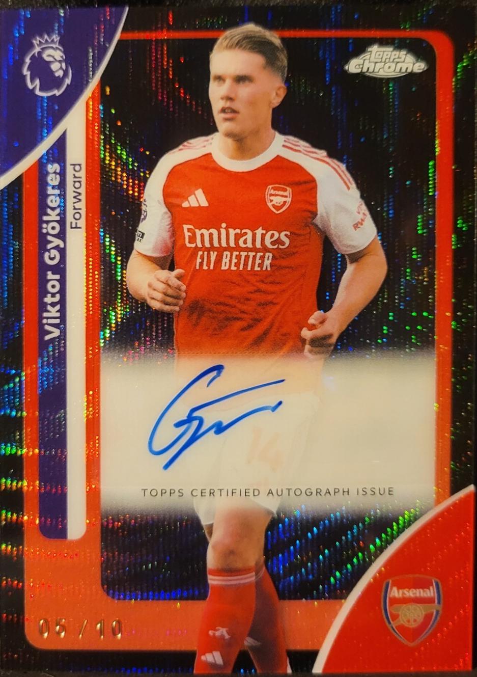 Viktor Gyokeres [Black Refractor] #CA-VG