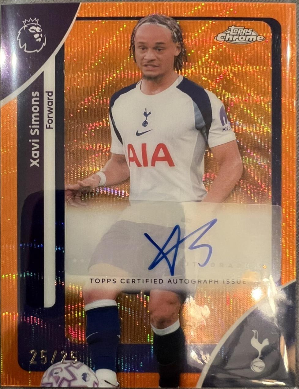 Xavi Simons [Orange Refractor] #CA-XS