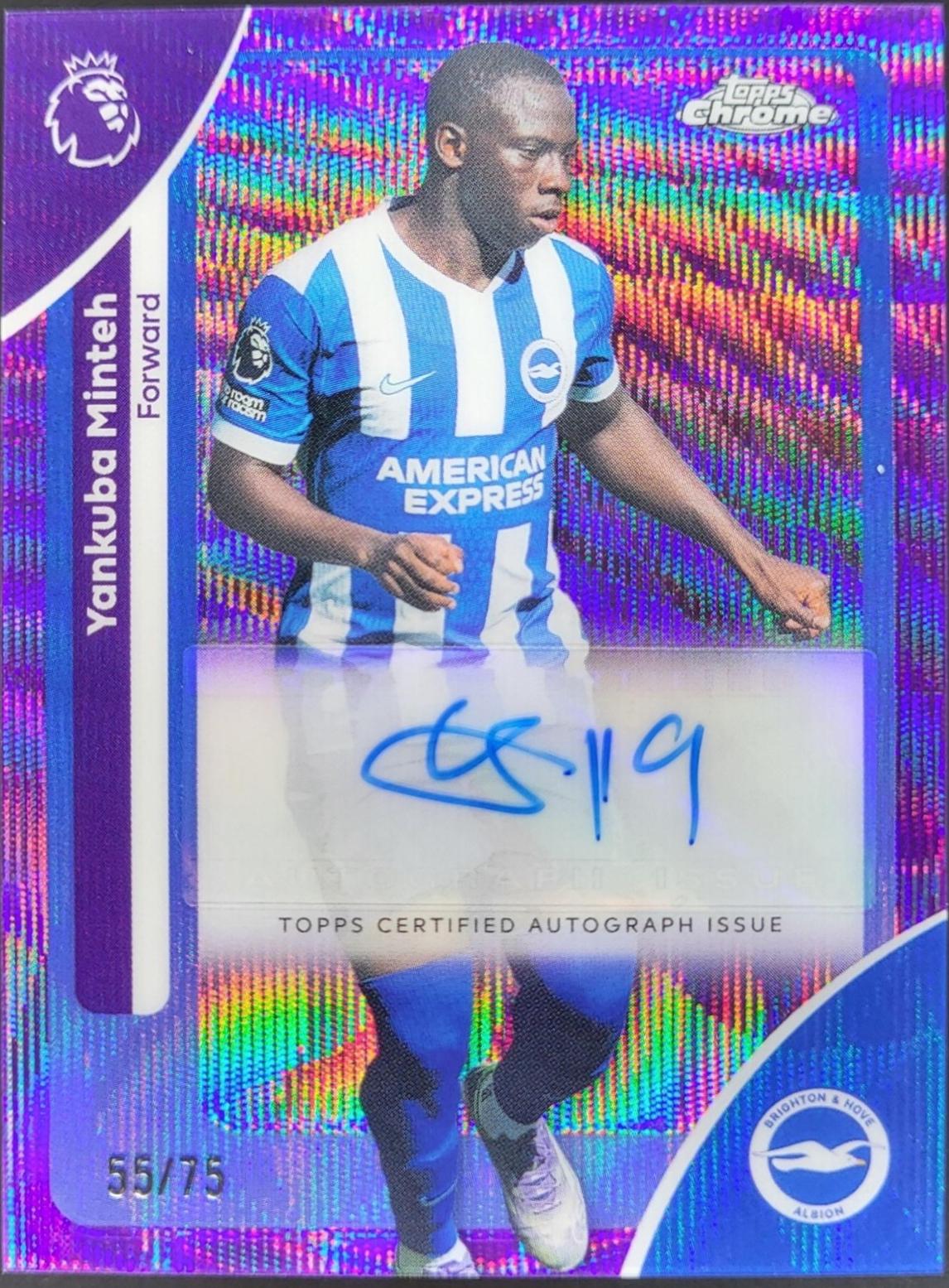 Yankuba Minteh [Purple Wave Refractor] #CA-YM