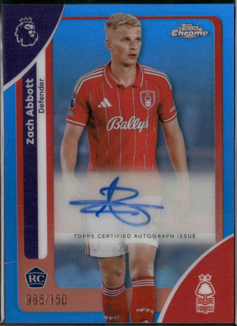 Zach Abbott [Blue Refractor] #CA-AB