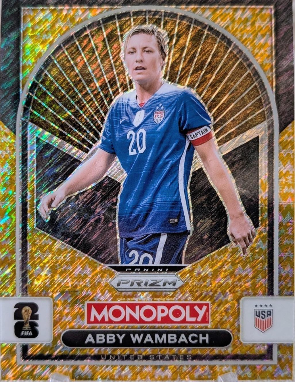 Abby Wambach [Gold Big Money Shimmer] #92