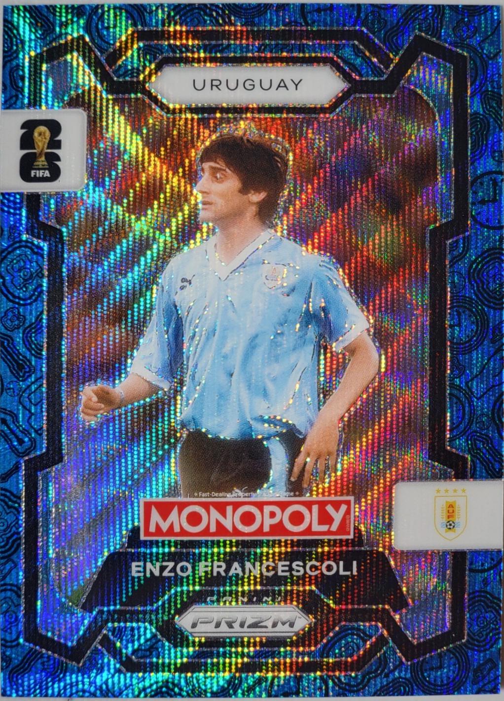 Enzo Francescoli [Four Corners Blue Wave] #69