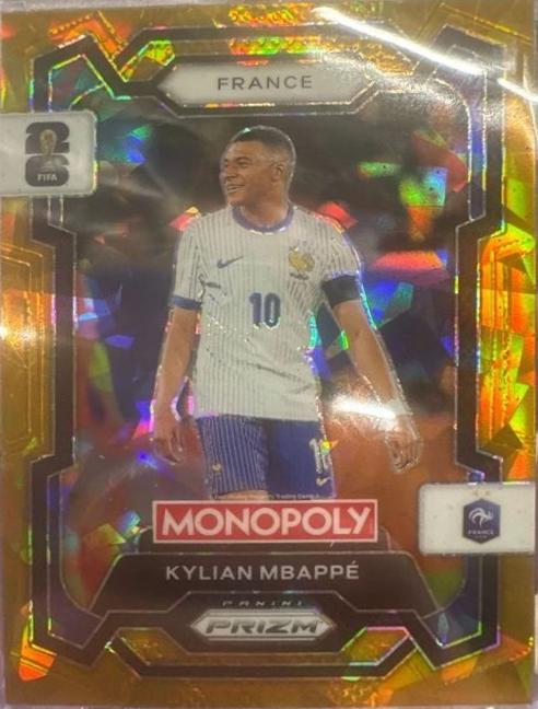 Kylian Mbappe [Gold Cracked Ice] #7