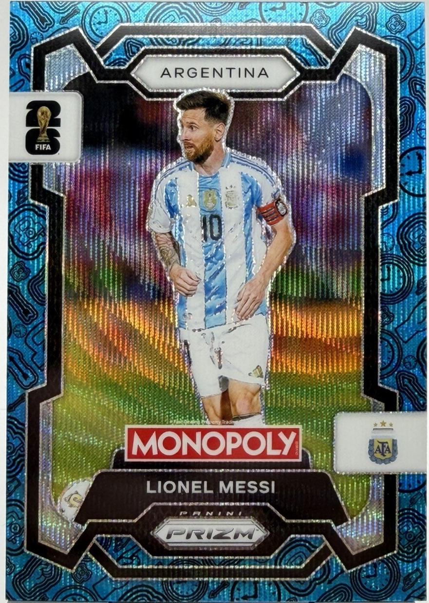 Lionel Messi [Four Corners Blue Wave] #1