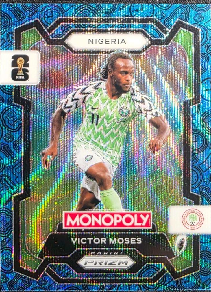 Victor Moses [Four Corners Blue Wave] #79