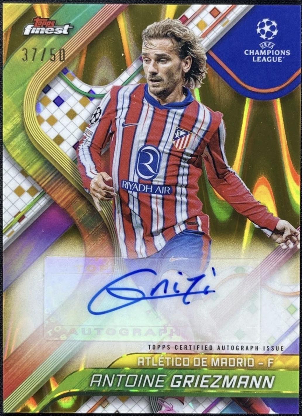 Antoine Griezmann [Gold Refractor] #BA-GZ