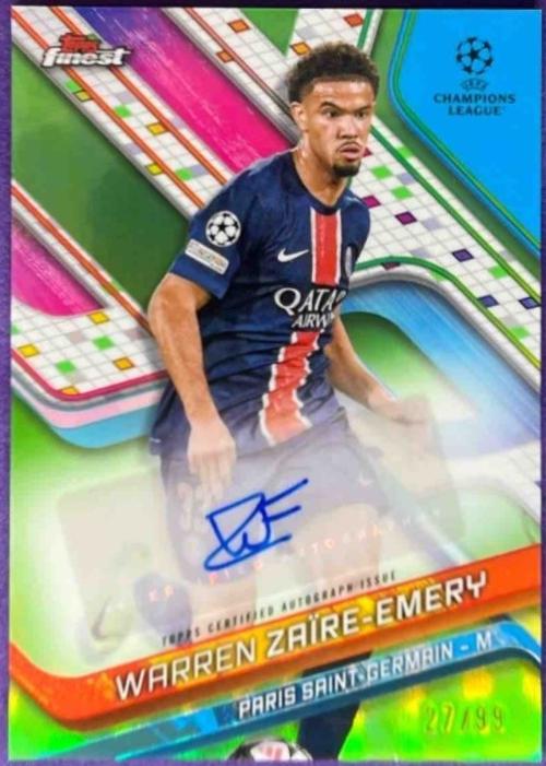 Warren Zaire-Emery [Neon Green Refractor] #BA-WZ