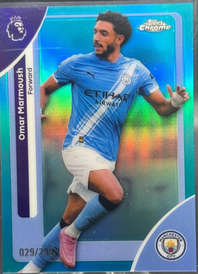 Omar Marmoush [Teal Refractor] #121