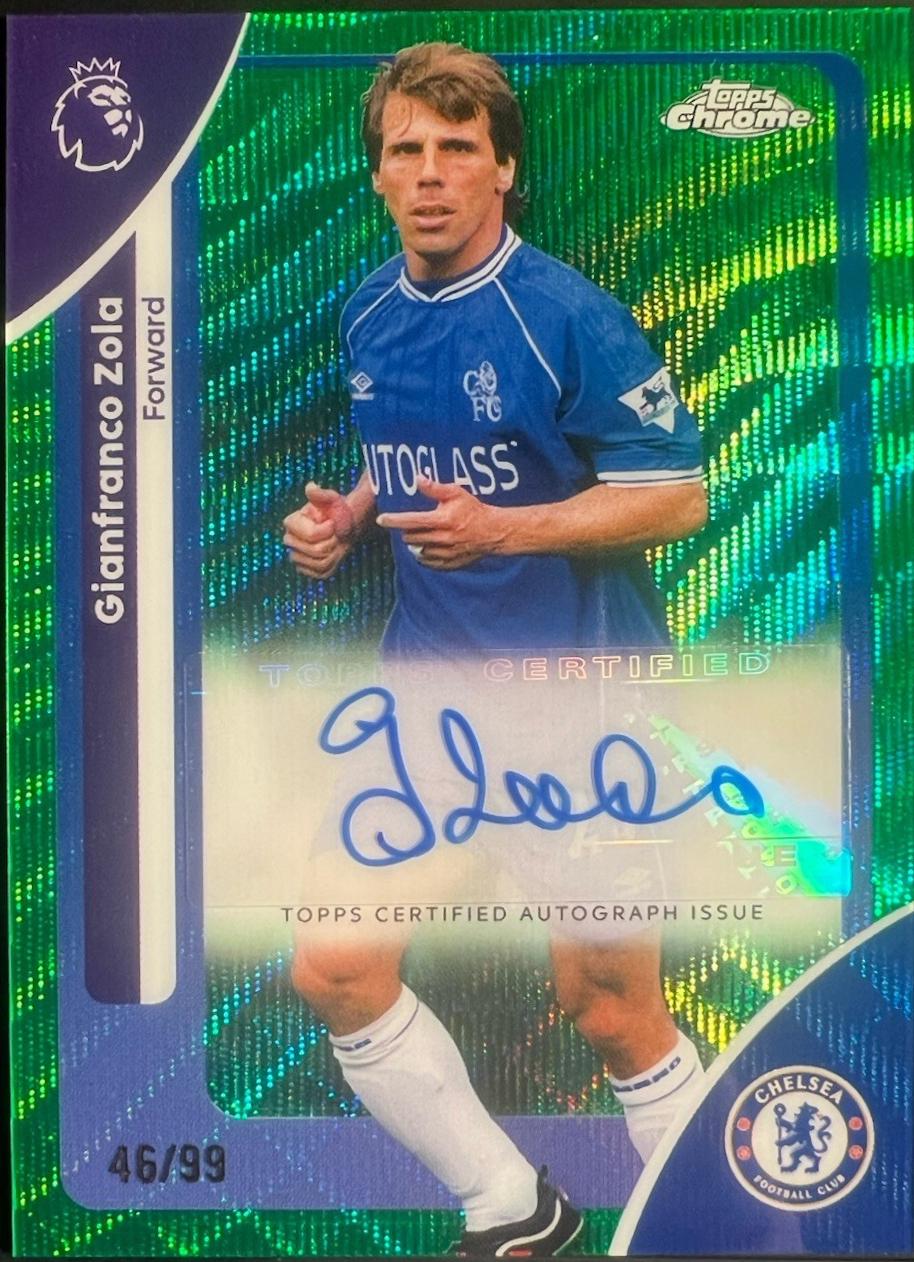 Gianfranco Zola [Green Wave Refractor] #CA-GZ