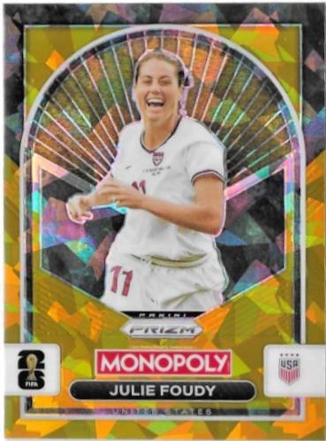 Julie Foudy [Gold Cracked Ice] #93