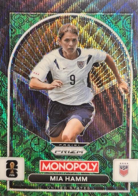 Mia Hamm [Four Corners Green Wave] #91