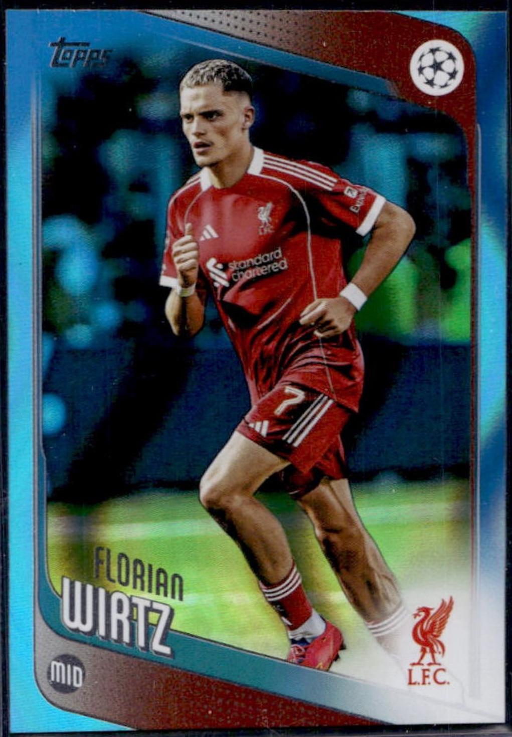Florian Wirtz [Aqua Foil] #74