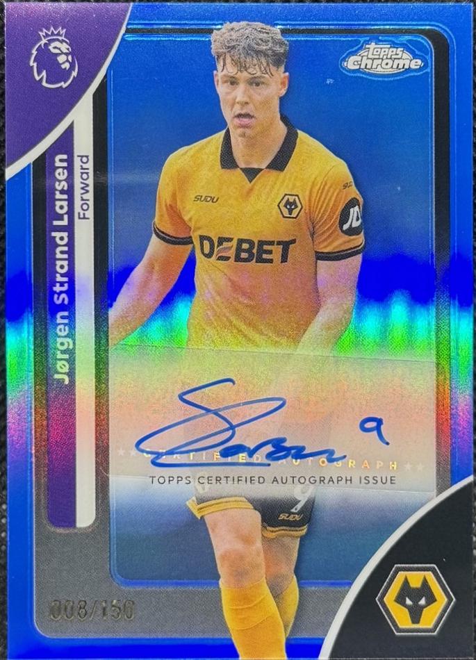 Jorgen Strand Larsen [Blue Refractor] #CA-JS