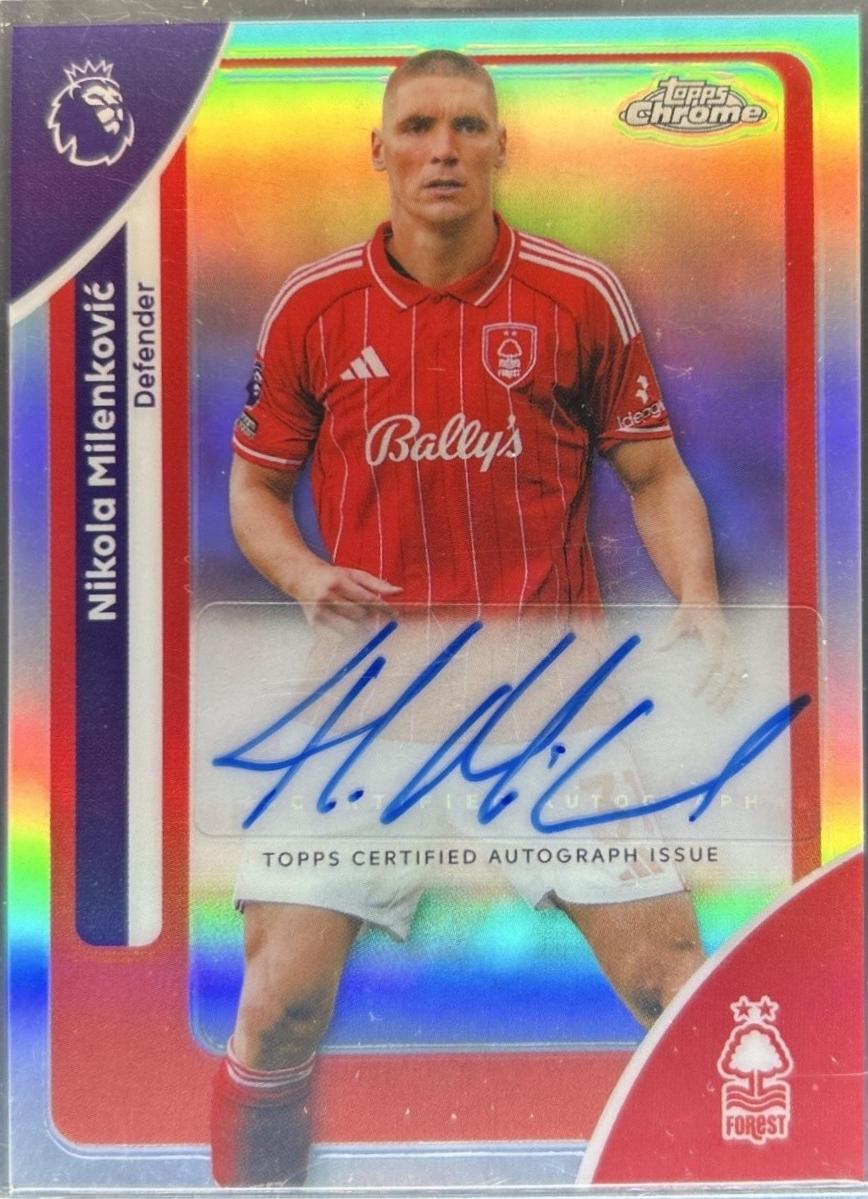 Nikola Milenkovic [Refractor] #CA-NM