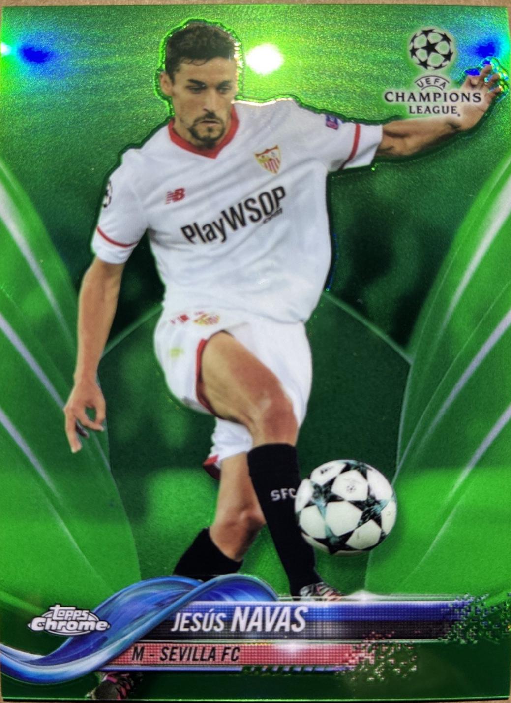 Jesus Navas [Green Refractor] #10