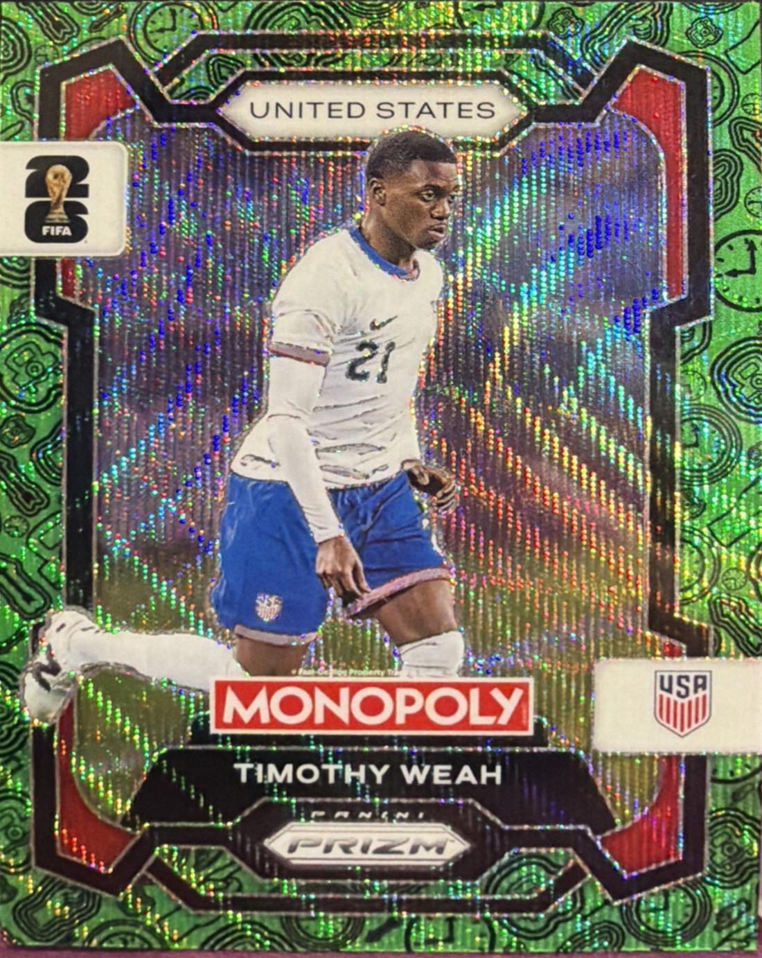 Timothy Weah [Four Corners Green Wave] #71