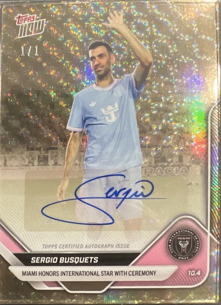 Sergio Busquets [FoilFractor Autograph] #106