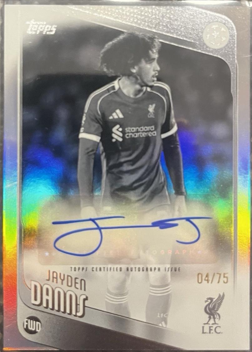 Jayden Danns [Black White Foil] #BA-JD