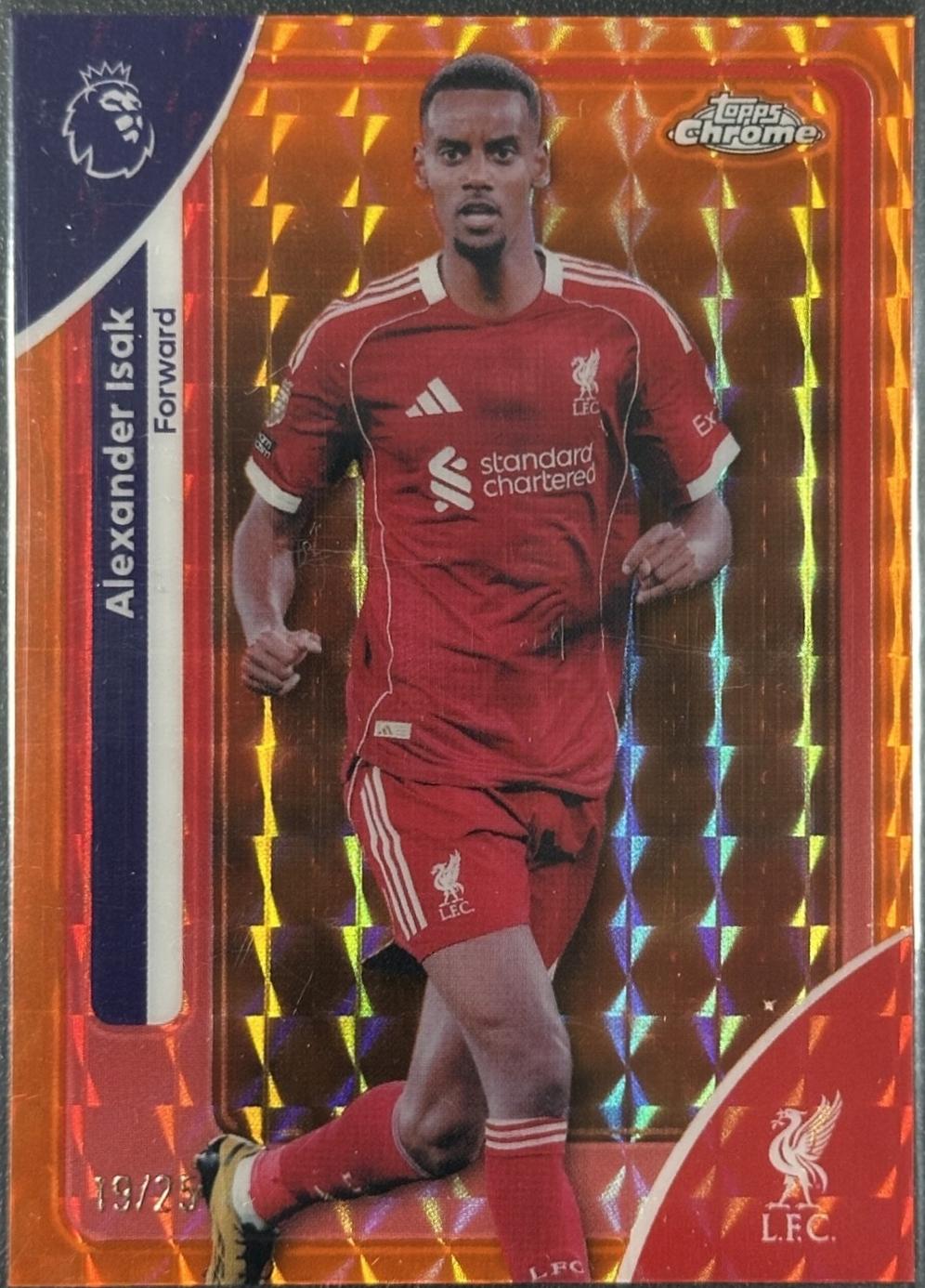 Alexander Isak [Orange Refractor] #117
