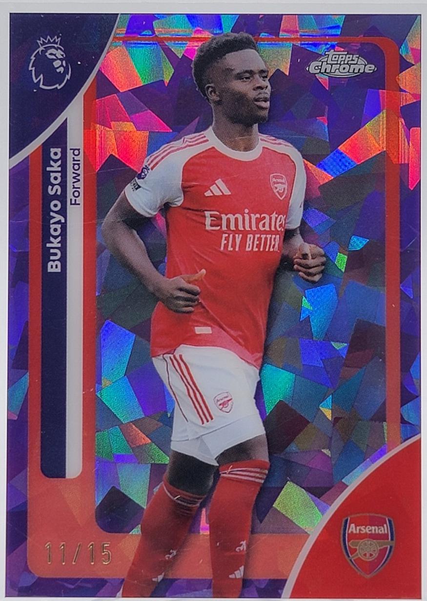 Bukayo Saka [Purple Geometric] #13