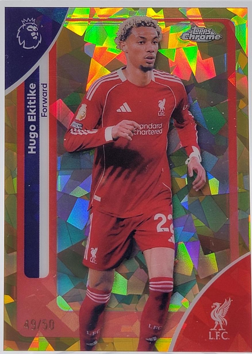 Hugo Ekitike [Gold Refractor] #120