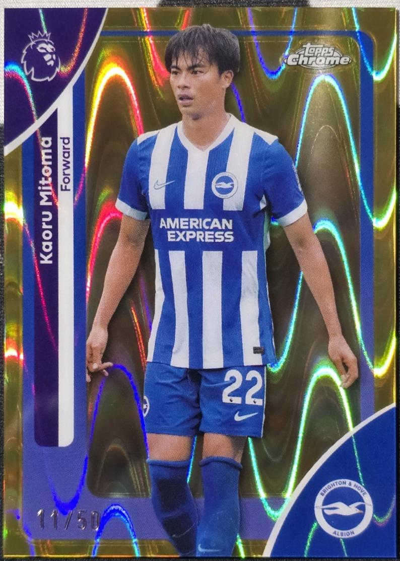 Kaoru Mitoma [Gold RayWave Refractor] #45