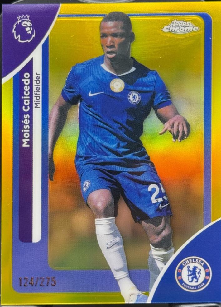 Moises Caicedo [Yellow Refractor] #67