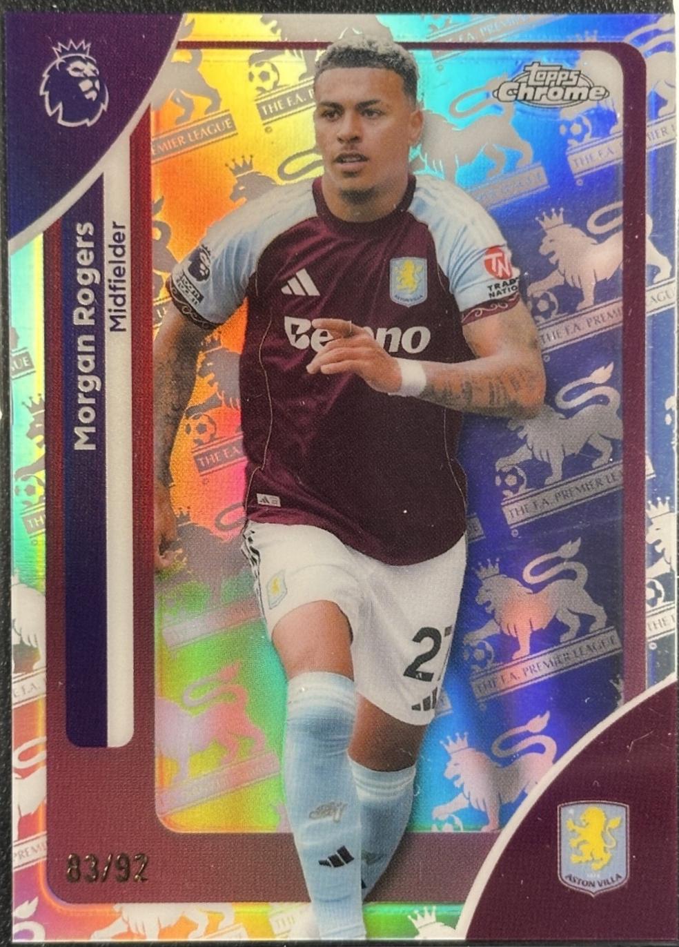 Morgan Rogers [Premier League Retrofractor] #22