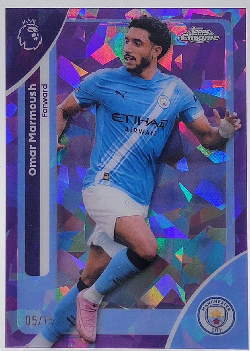 Omar Marmoush [Purple Geometric] #121