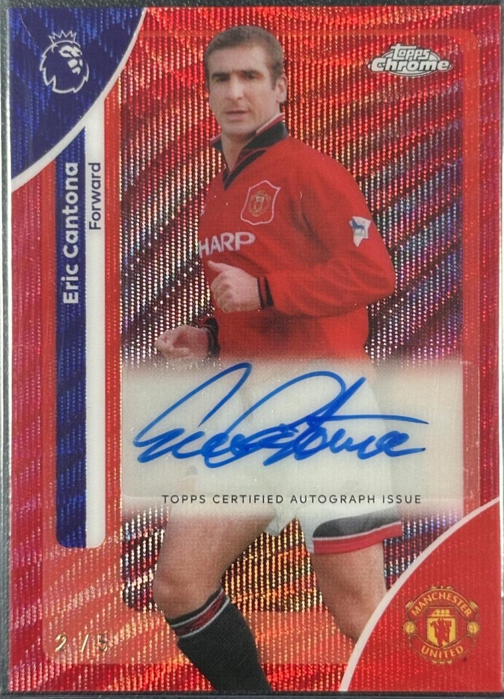 Eric Cantona [Red Wave Refractor] #CA-EC