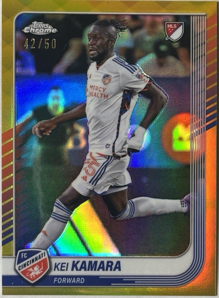 Kei Kamara [Gold Refractor] #102