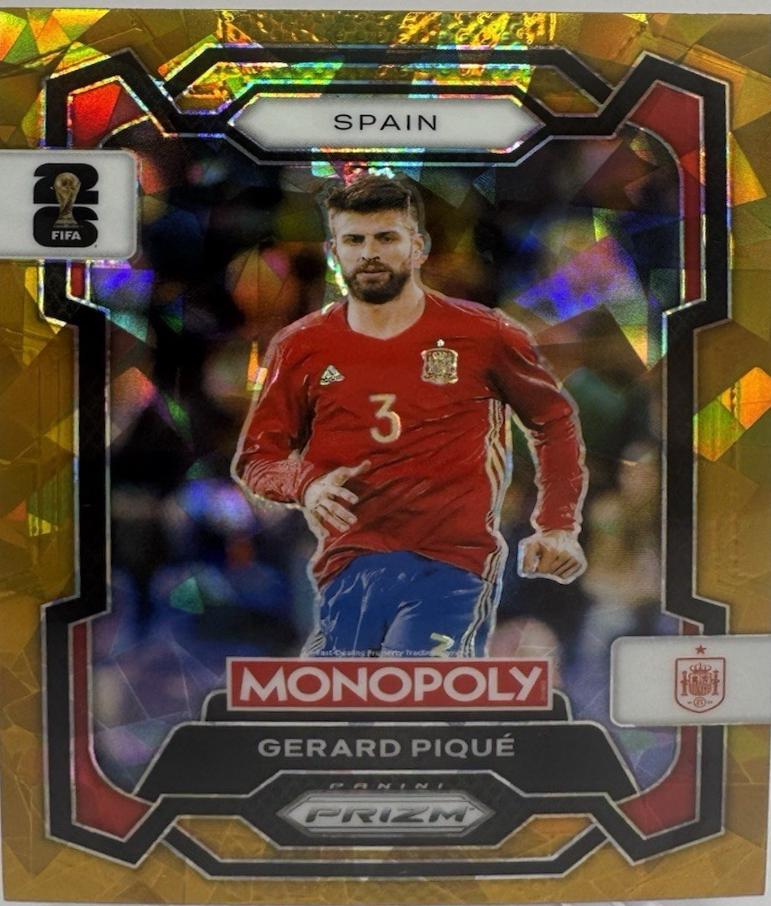 Gerard Pique [Gold Cracked Ice] #46