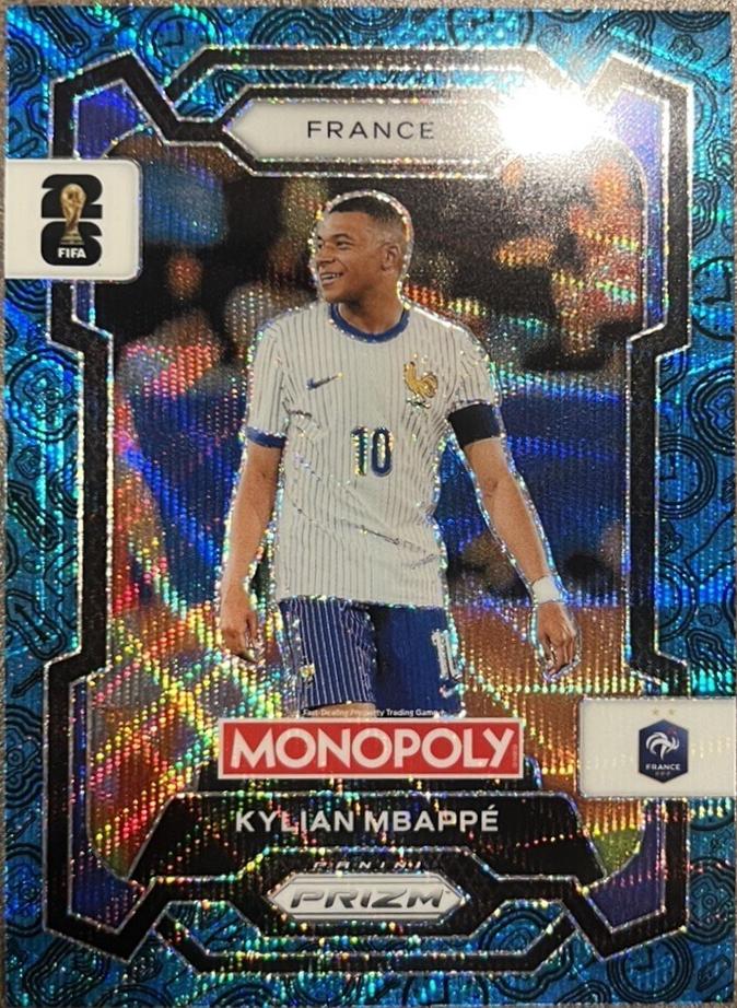 Kylian Mbappe [Four Corners Blue Wave] #7