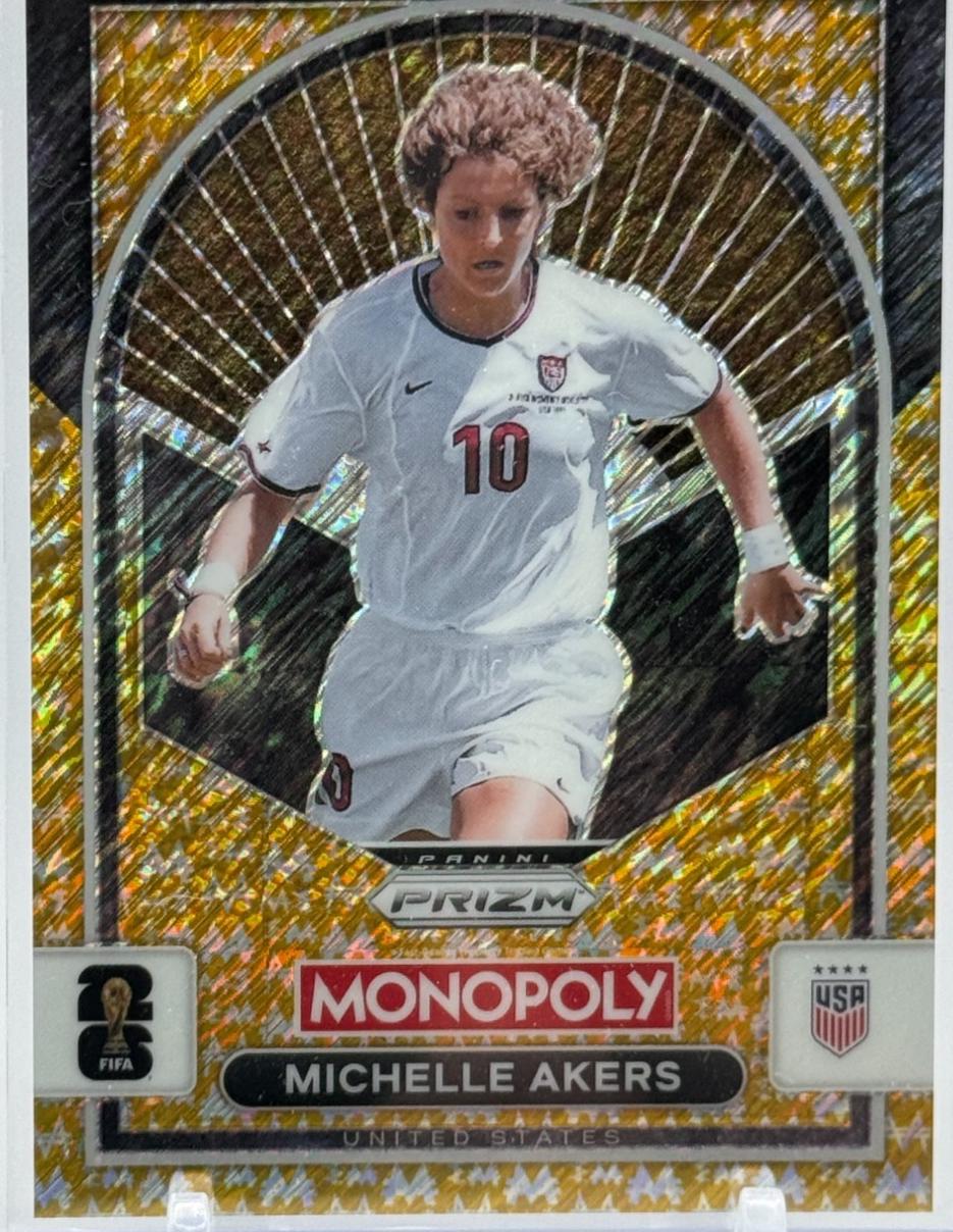 Michelle Akers [Gold Big Money Shimmer] #90