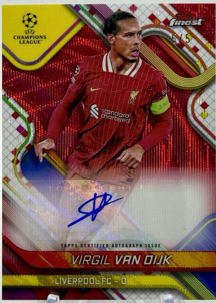 Virgil van Dijk [Red Refractor] #BA-VV