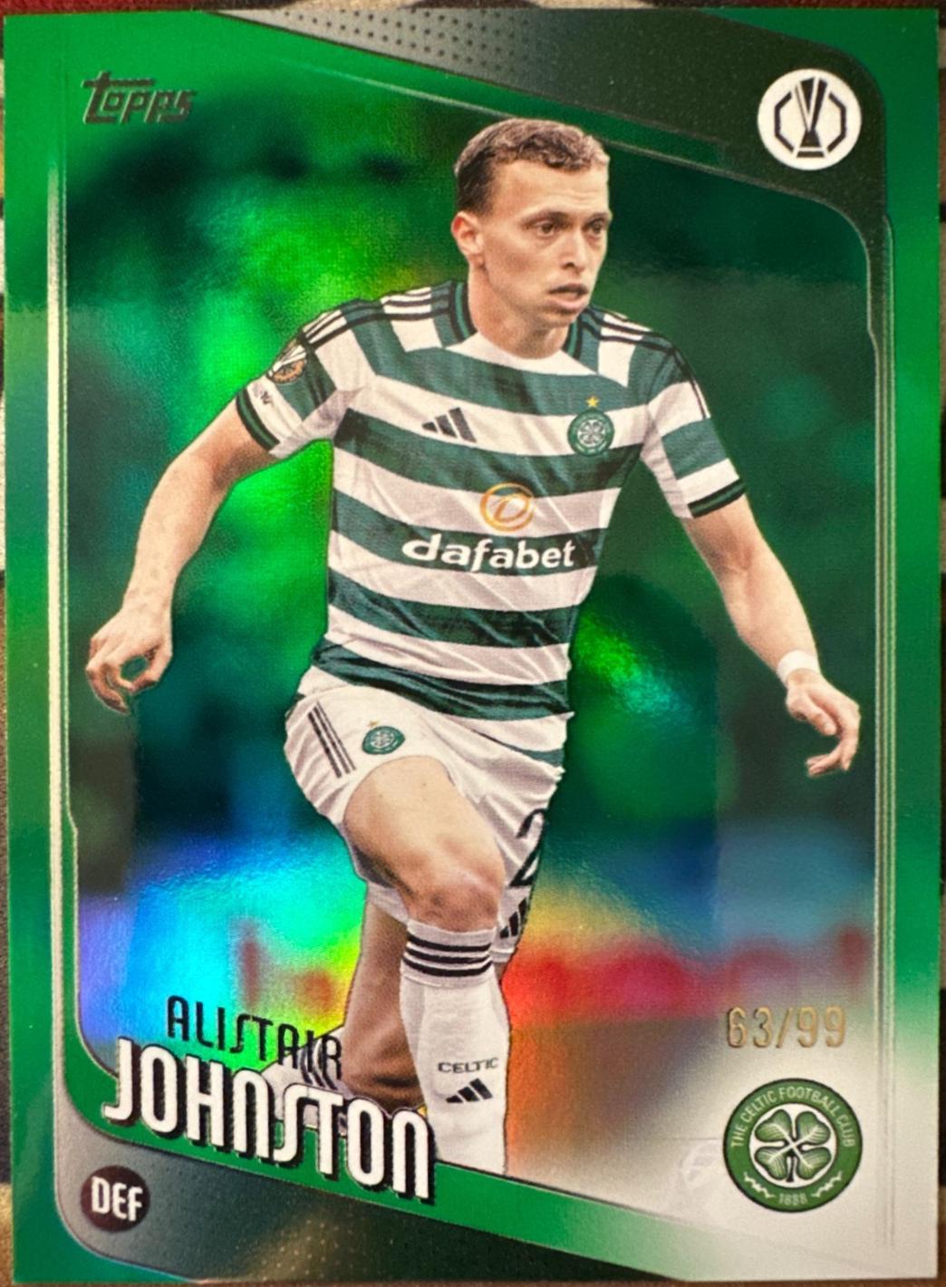 Alistair Johnston [Green Foil] #148