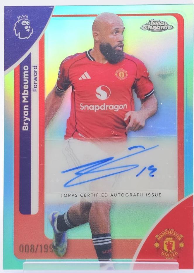 Bryan Mbeumo [Aqua Refractor] #CA-BM