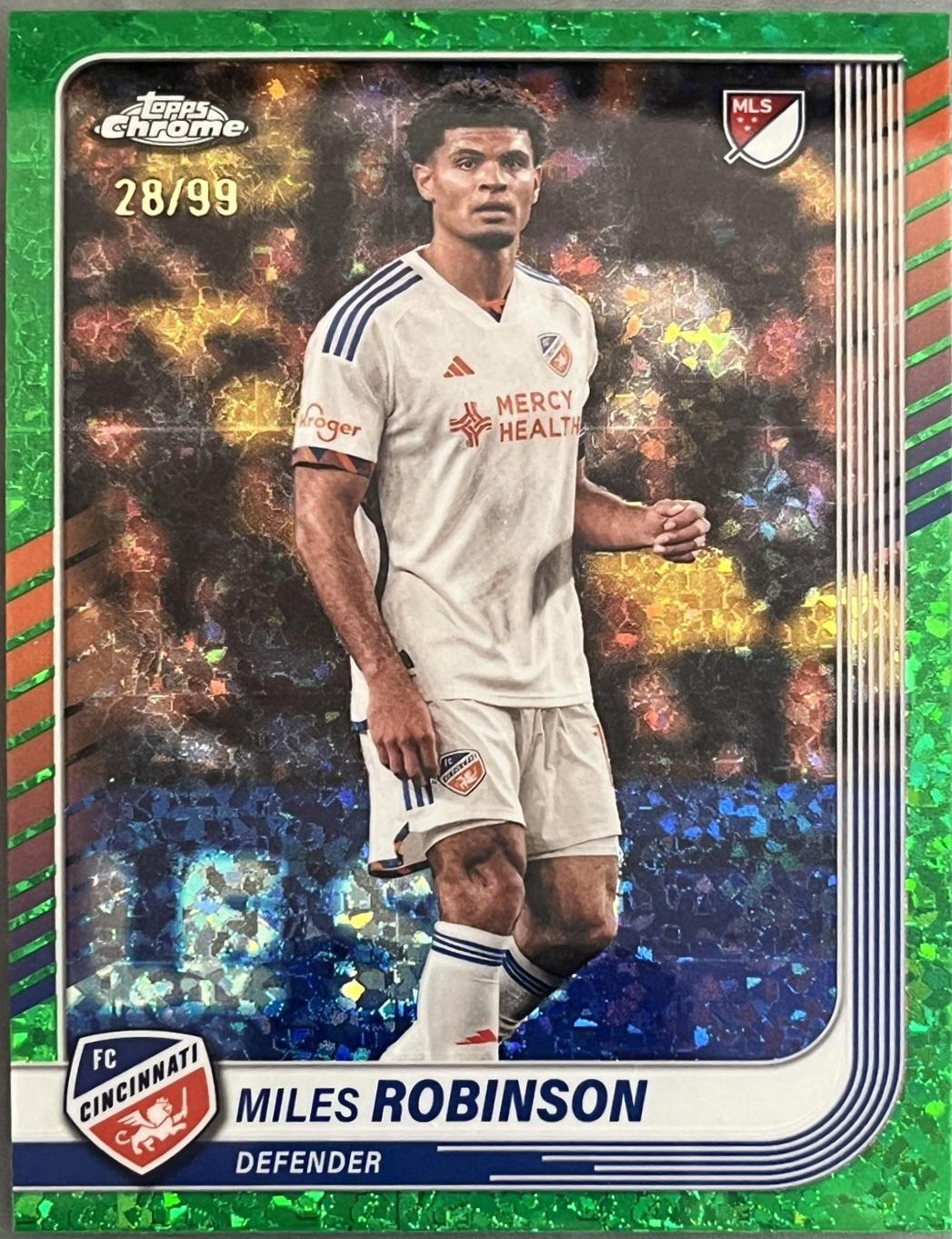 Miles Robinson [Green Mini-Diamonds Refractor] #173