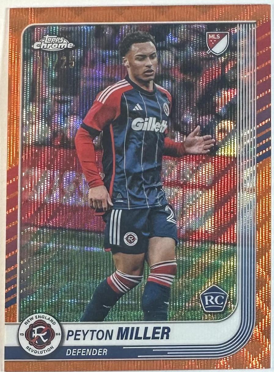Peyton Miller [Orange Wave Refractor] #15