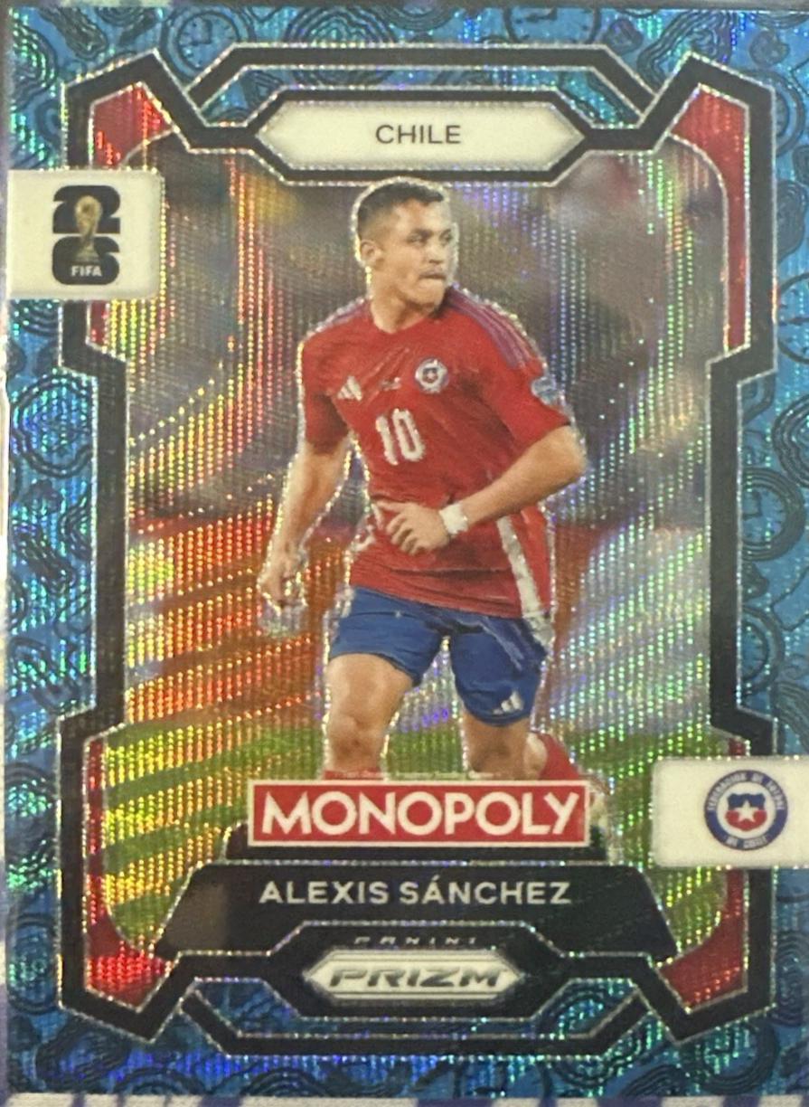 Alexis Sanchez [Four Corners Blue Wave] #85