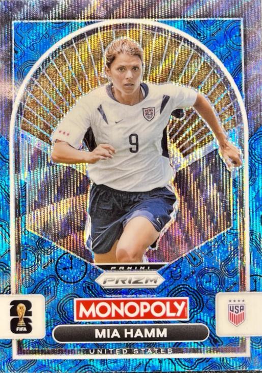 Mia Hamm [Four Corners Blue Wave] #91