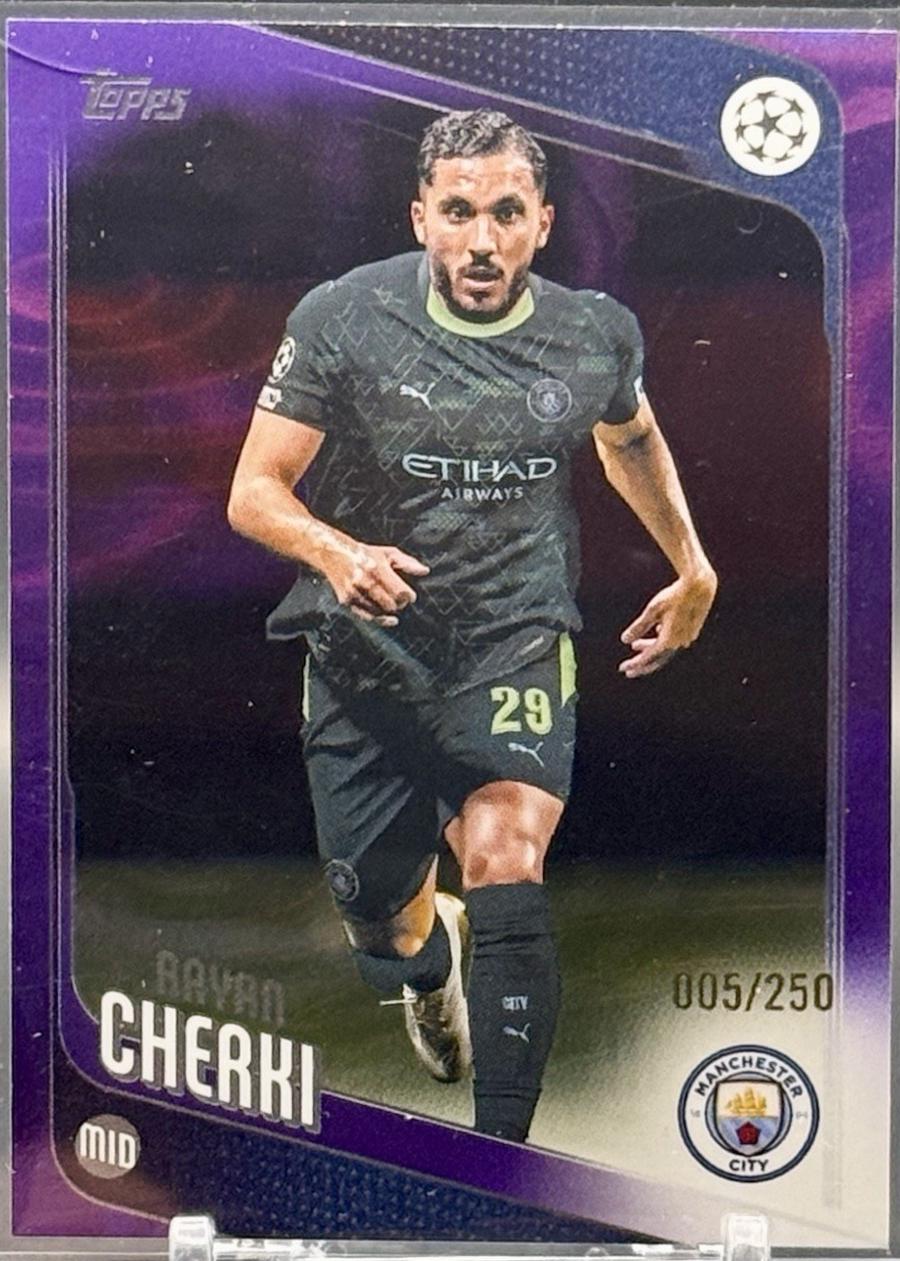 Rayan Cherki [Purple Foil] #1