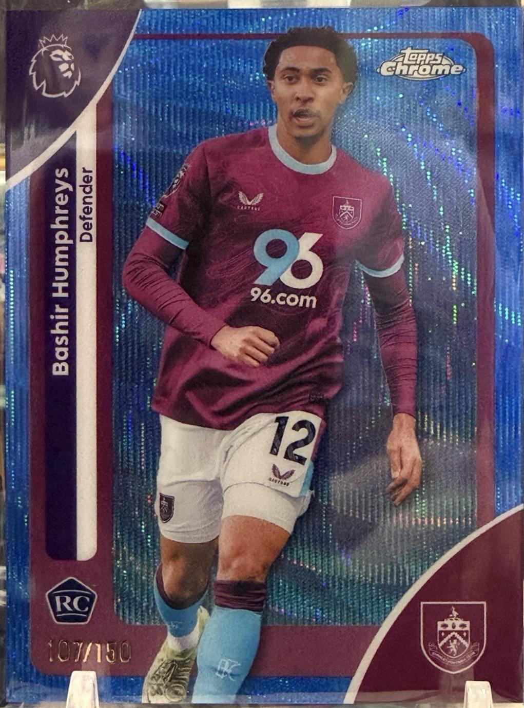 Bashir Humphreys [Blue Wave Refractor] #58